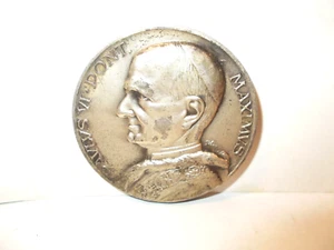 RARE Pope Paul Paulus VI Pont Maximus MEDAL & Back-BenedIctus Ora Pro Nobis SP - Picture 1 of 4