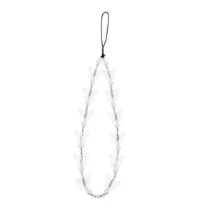 Crystal Butterfly Chain Girl Strap Charm Case -drop Lanyard - Zdjęcie 1 z 12