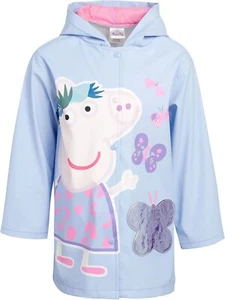 Hasbro Peppa Pig Raincoat - Lightweight waterproof slicker for Girls size 2-5 - Picture 1 of 6