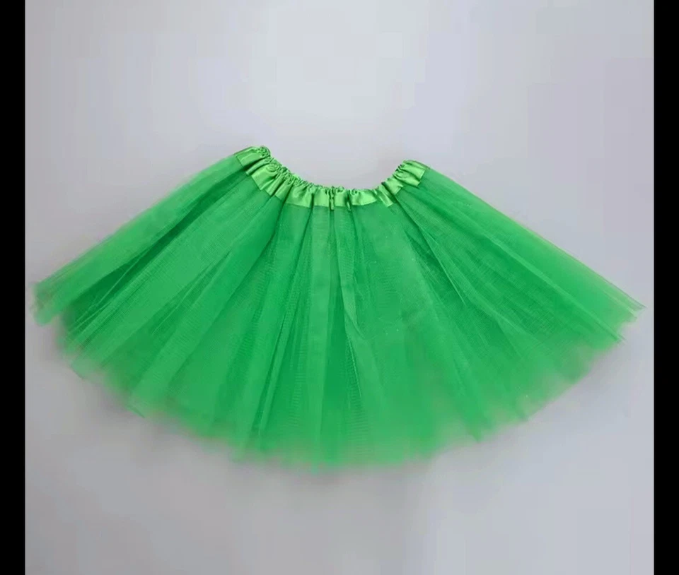 Green Tutu Skirt Green Girls Tutu Skirt Kids Toddler Lime Green Tutu Children - Image 1 of 1