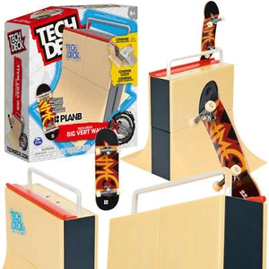 Tech Deck Fingerboard Big Vert Wall Rampenset + Skateboard - Bild 1 von 8