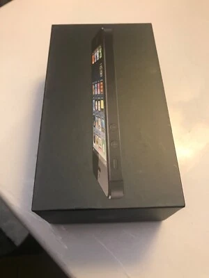 Apple iPhone 5 Negro 16 GB Original Caja Vacía Solo Foto 1 de 4
