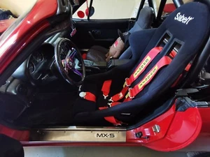 Soporte de montaje de asiento Sabelt Race Duo para rieles de asiento Mazda MX5 Miata NA/NB - Imagen 1 de 12