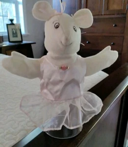 2002 Retired American Girl Angelina Ballerina Soft Hand Puppet w/Tutu 9" Tall - Picture 1 of 8