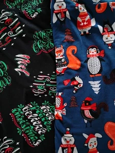 NEU Weihnachten Leggings OS Lularoe Noel Believe Peace Tiere 4,6,8,10 Gr. S/M - Bild 1 von 3