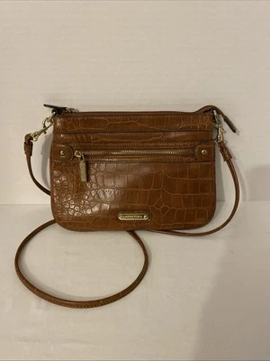 Cartera bandolera marrón vintage Anne Klein Foto 1 de 4