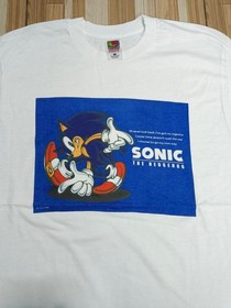 Vintage Sonic Adventure 1998 Dreamcast Video Games Sega Promo Rare Shirt L