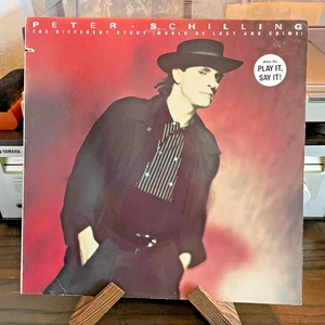 Peter Schilling - The Different Story LP Elektra 1989 WLP white label promo VG+ - Picture 1 of 5
