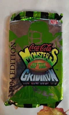 1994 Coca Cola Monsters of the Gridiron Sealed Set Halloween Football NFL - Image 1 of 2