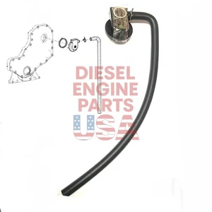 4983059 Genuine Breather Cap with Hose for Cummins 6bt 12v/24v 5.9L Original - Picture 1 of 4