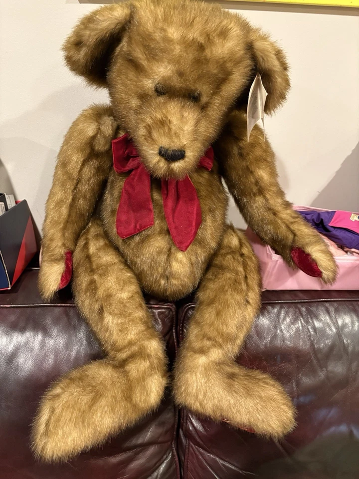 Праздничный плюшевый медвежонок DanDee 30 дюймов коллекционное издание к 100-летию - Изображение 1 из 4