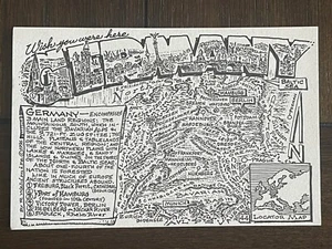 POSTAL - WALDMIRE INTERNATIONAL - TARJETA ALEMANIA # 44 (DIFÍCIL DE ENCONTRAR) - Imagen 1 de 2