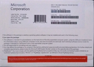 Windows Win 11 pro 64 bit DVD with Genuine License Product Key Sealed New! - Picture 1 of 1