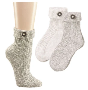 Trachtensocken Damen Trachten Socken Freizeitsocken Wandersocken 35/38 Knopf - Bild 1 von 1