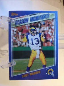Tarjeta de fútbol americano Topps 2000 #321 Kurt Warner HL (81975) - Imagen 1 de 2