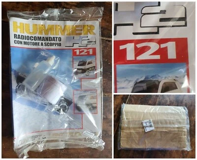 Fascicolo HUMMER H2 1:8 modello radiocomandato  HOBBY&WORK n121 auto fuoristrada - Immagine 1 di 4