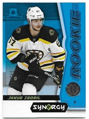2018-19 Upper Deck Synergy JAKUB ZBORIL Rookie 345/799 Blue Parallel #41 - Image 1 of 2