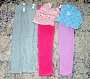 NWT Children's Place Size 14 Girls Fleece Sweatpants With Matching Tops LOT - Picture 1 of 5
