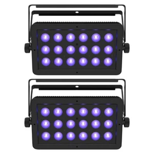 Chauvet DJ LED Shadow 2 ILS Blacklight Panel Wash Effect Lights 2-Pack - Picture 1 of 11