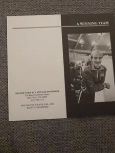 Bobby Nystrom New York Islanders Ear and Eyes Infirmary advertisement Vintage - Picture 1 of 4