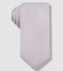 $59 Ryan Seacrest Distinction Men Pink Slim Silk Linen Necktie Size 58 x 3 - Picture 1 of 1
