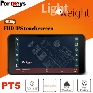 Portkeys PT5 II PT5II 5" FHD IPS Camera Monitor 3D LUT 4K HDMI RGB Waveform IPS - Picture 1 of 9