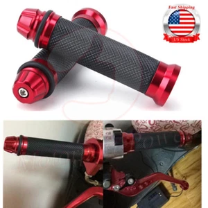 Empuñaduras rojas de 7/8" para Honda CB CBR 600 F3 F4 F4i 1000 RR 1100XX - Imagen 1 de 12