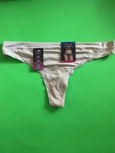 Mutandine bikini Maidenform vita bassa no show sport logo perizoma 8 X-Large nuove con etichette marrone - Foto 1 di 10