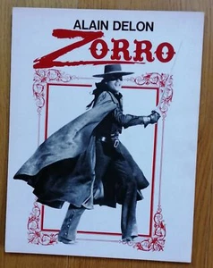ZORRO alain delon dossier de presse ancienne originale '74 - Photo 1/3