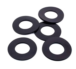 1 1/2" ID XL Thick Industrial Grade Rubber Washers  2 1/2" OD  1/16" Thick - Picture 1 of 6
