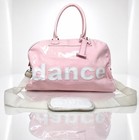 Trumpette Large Pink Patent Leather Dance Schleppbag Tote Bag Adjustable Strap