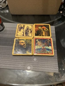 VINTAGE Marvin Gaye ceramic tile coasters set Of 4 RARE!!! - Picture 1 of 15
