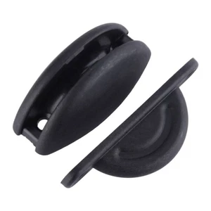 Schwarz Tür Halterung Catch Clip Halter Türstopper Fit für RV Boot Wohnwagen - Picture 1 of 4