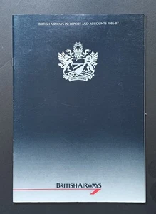 BRITISH AIRWAYS ANNUAL REPORT 1986-1987 - Picture 1 of 1