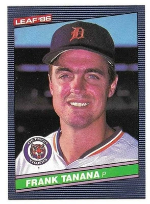 FRANK TANANA 1986 LEAF CARD NM-MT+ CONDITION - Image 1 of 2