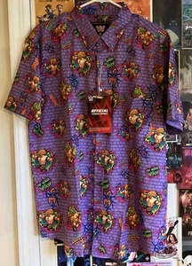 New RSVLTS X Ultimate Warrior Series 1 One Warrior Nation WWE Hawaiian Shirt XL - Picture 1 of 3