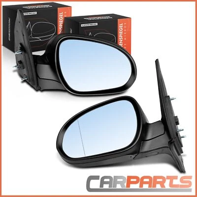 2x Rétroviseur Extérieur L+R Chauffé Électrique Noir pour Hyundai i30 Fd - Photo 1/4