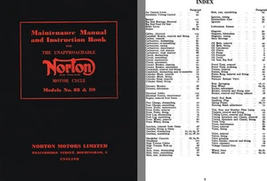 Maintenance Manual & Instuction Book for The Unapproachable Norton Motor Cycle M - Picture 1 of 1