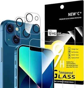 Tempered Glass Screen Protector Pack Of 4 for Apple iPhone 13 { 6.1 } - Picture 1 of 1