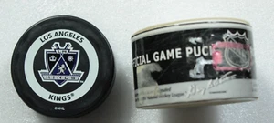 Vintage Los Angeles Kings Hockey Official Game Puck NHL L.A. - Picture 1 of 5