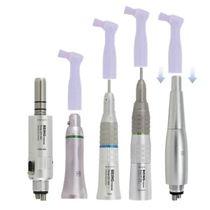Dental 4:1 Straight Handpiece Prophy Air Motor 4 Hole 360 Swivel Proxeo HP-44M - Picture 1 of 65