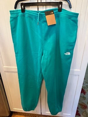 MWT The North Face Mens Aqua Blue Sweatpants sz 3XL Logo jogger pockets - Image 1 of 4