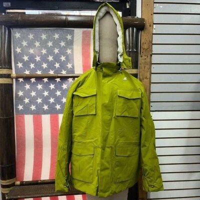 NUEVO CON ETIQUETAS K-Way Italia por kappa abrigo chaqueta pesada con capucha Foto 1 de 4