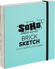Brick Sketchbook Journals for Sketching, Drawing, Colored Pencils, Graphite, and
