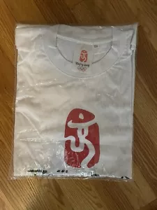 Men's 2008 Beijing Olympic Games T-Shirt White official Size X XL - Picture 1 of 1