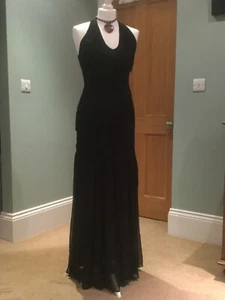 NEW COAST ANYA MAXI DRESS BLACK SIZE 10 - Picture 1 of 12