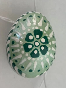 Osterei Wachtelei ca. 3 cm Ostern Osterstrauch Osteranhänger Handarbeit 3163/22 - Picture 1 of 3