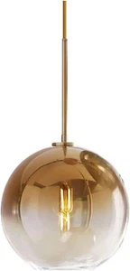 Gradient Color Glass Pendant Light,Modern Glass Hanging Light Chandelier Light ( - Picture 1 of 7