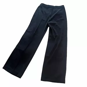 Pantalones de mujer H&M negros talla 6 tiro alto pantalón de carrera poliéster reciclado - Imagen 1 de 13