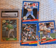 Mark McGwire XMAS SPEACIAL 87 RC Topps + 3 91 Donruss Sought after Cards +23k 